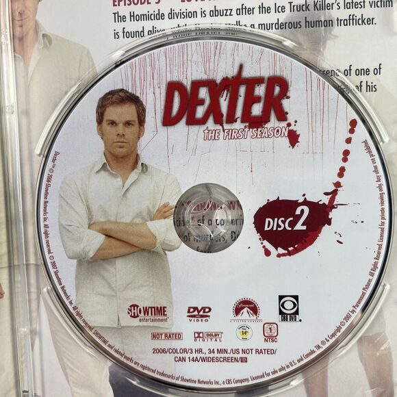 Dexter The First Season (DVD, 2006) Complete Season 4-Disc Set Michael C. Hall - Picture 8 of 16